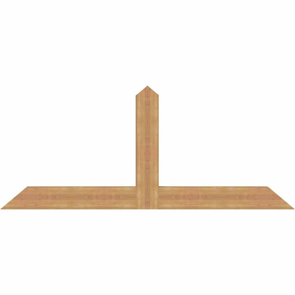 Ekena Millwork Portland Timber Gable Bracket, Western Red Cedar, 72"W x 30"H x 3 1/2"D x 5 1/2"F, 10/12 Pitch GBW072X30X0406POR00SWR - main